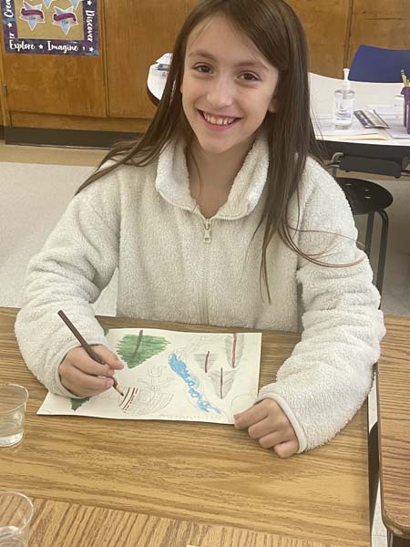 Students working on classwork